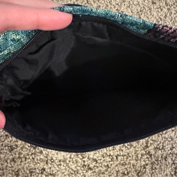 Handcrafted Tapestry Ocean Fish Two Zipper Purse - Picture 6 of 11